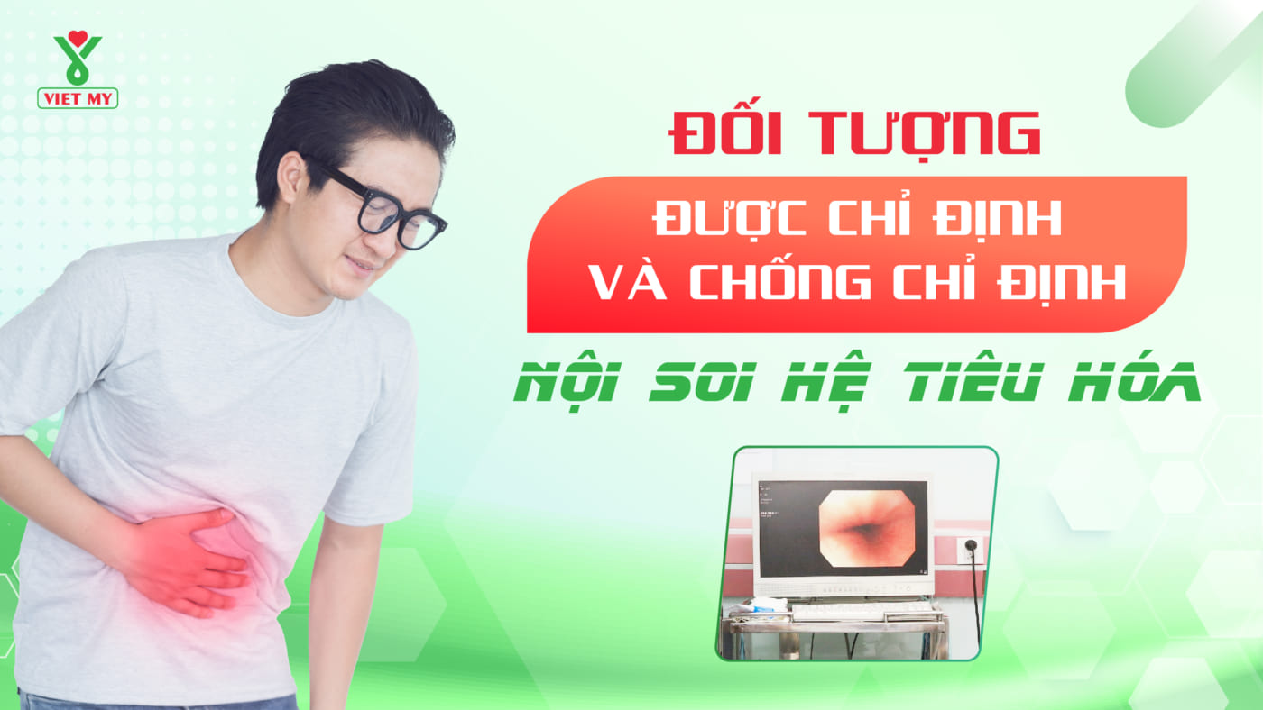 Đối tượng được chỉ định và chống chỉ định nội soi hệ tiêu hoá