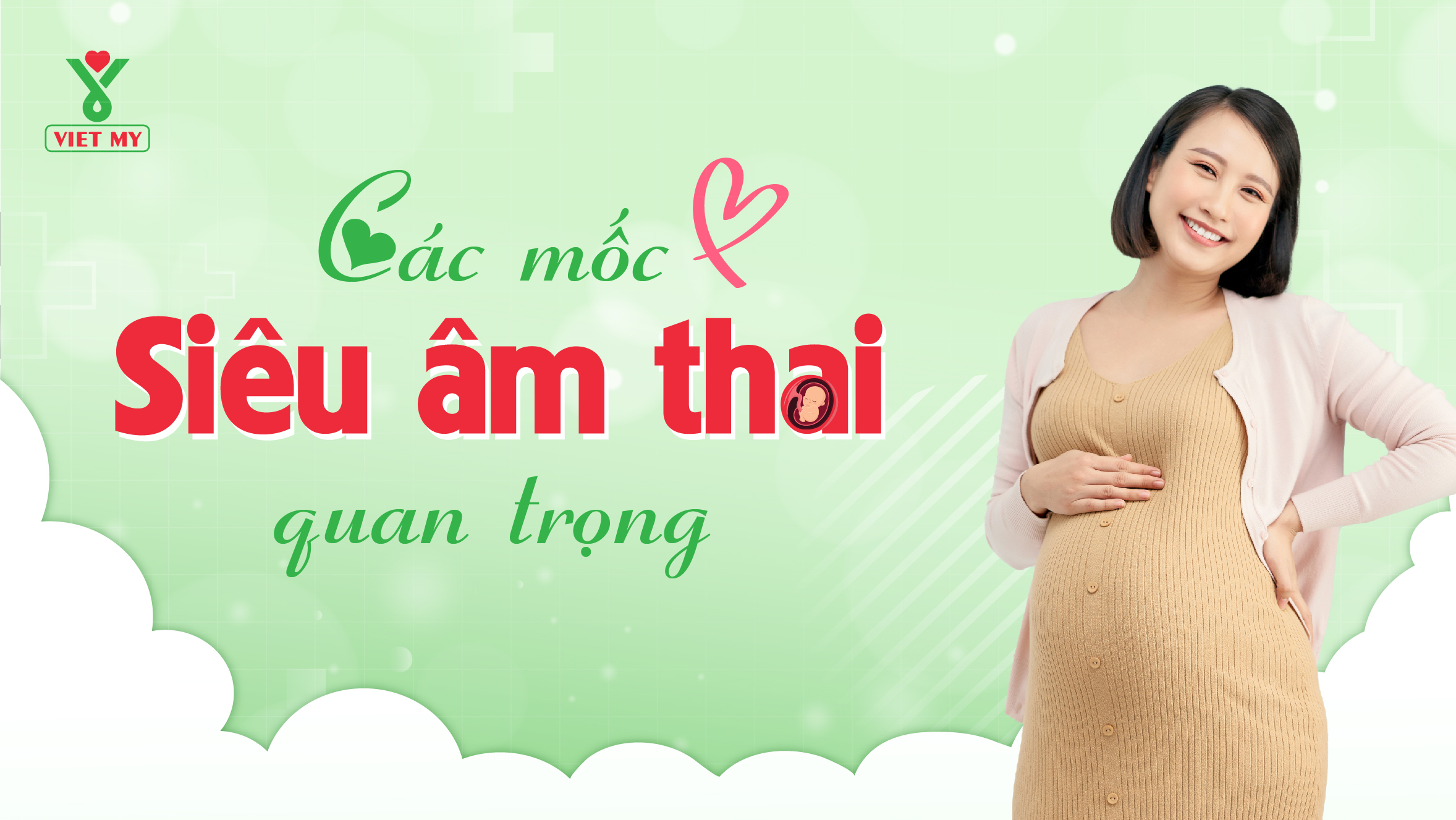 Các mốc siêu âm thai quan trọng mẹ bầu cần ghi nhớ