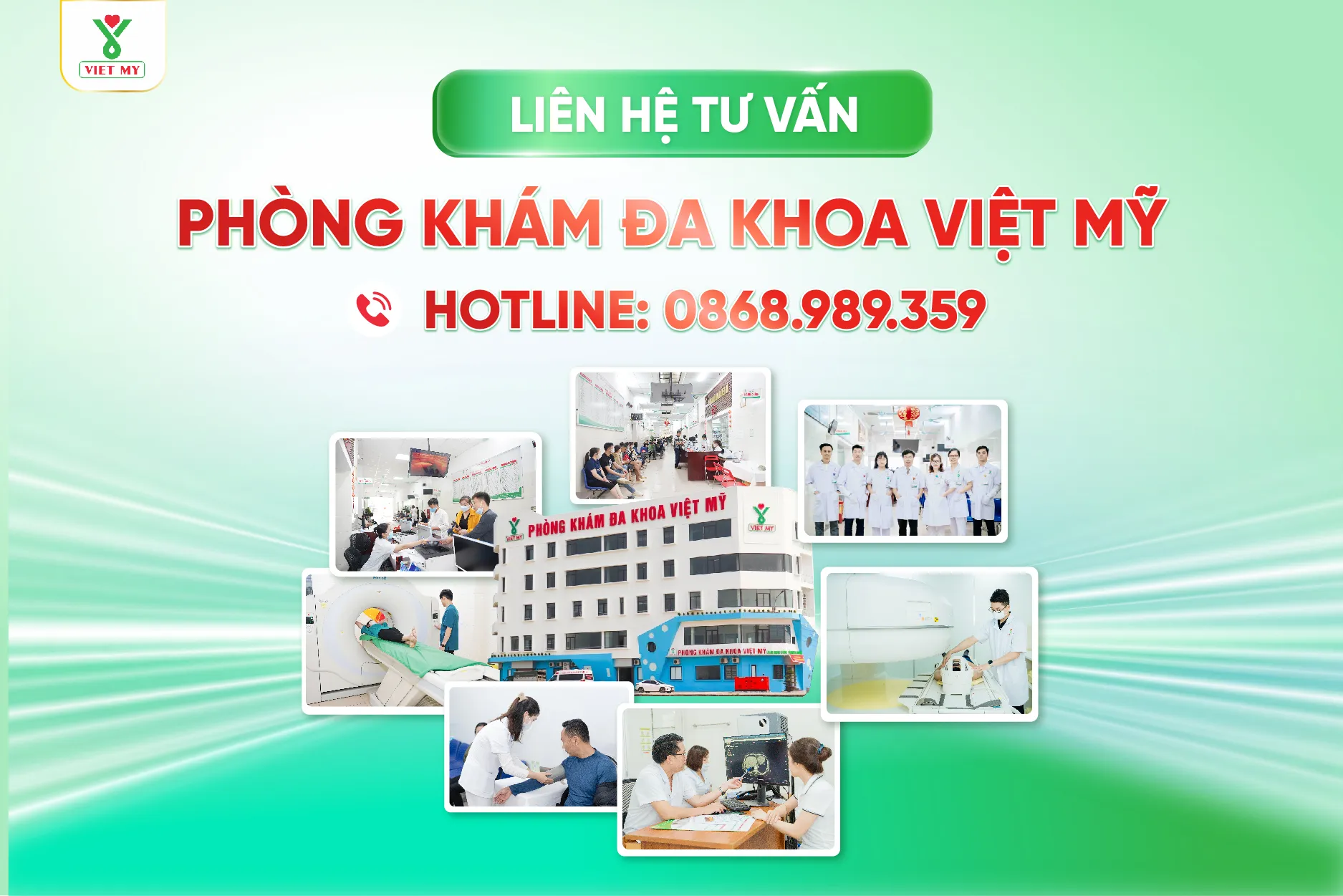 Thông tin liên hệ tại Phòng khám Đa khoa Việt Mỹ
